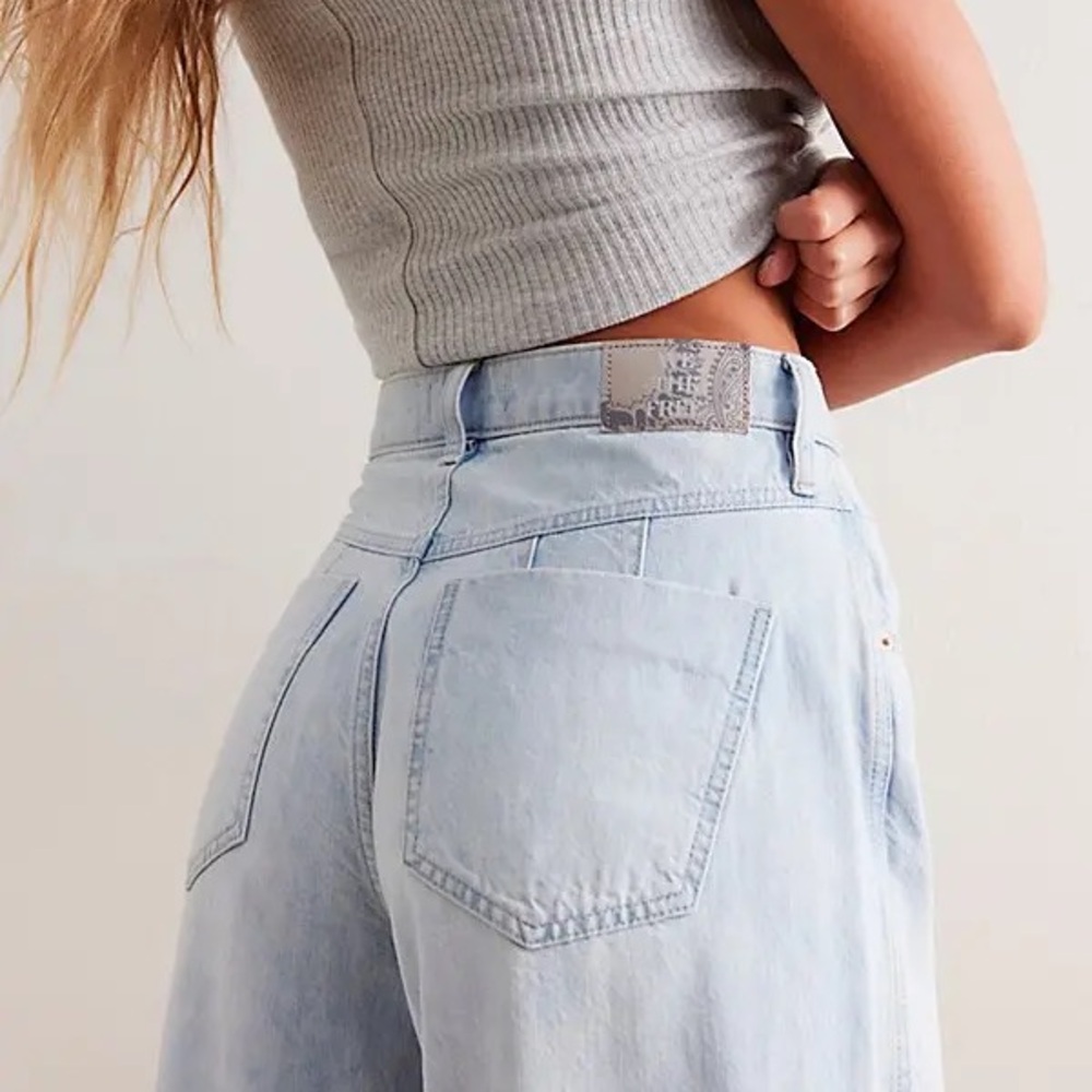 We The Free Light Blue Flare Jeans - Picture 3 of 6